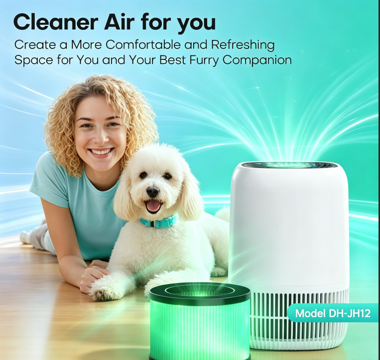 2 Packs Pet-Care Filter for JH12, 4-in-1 High Efficiency Replacement Filter